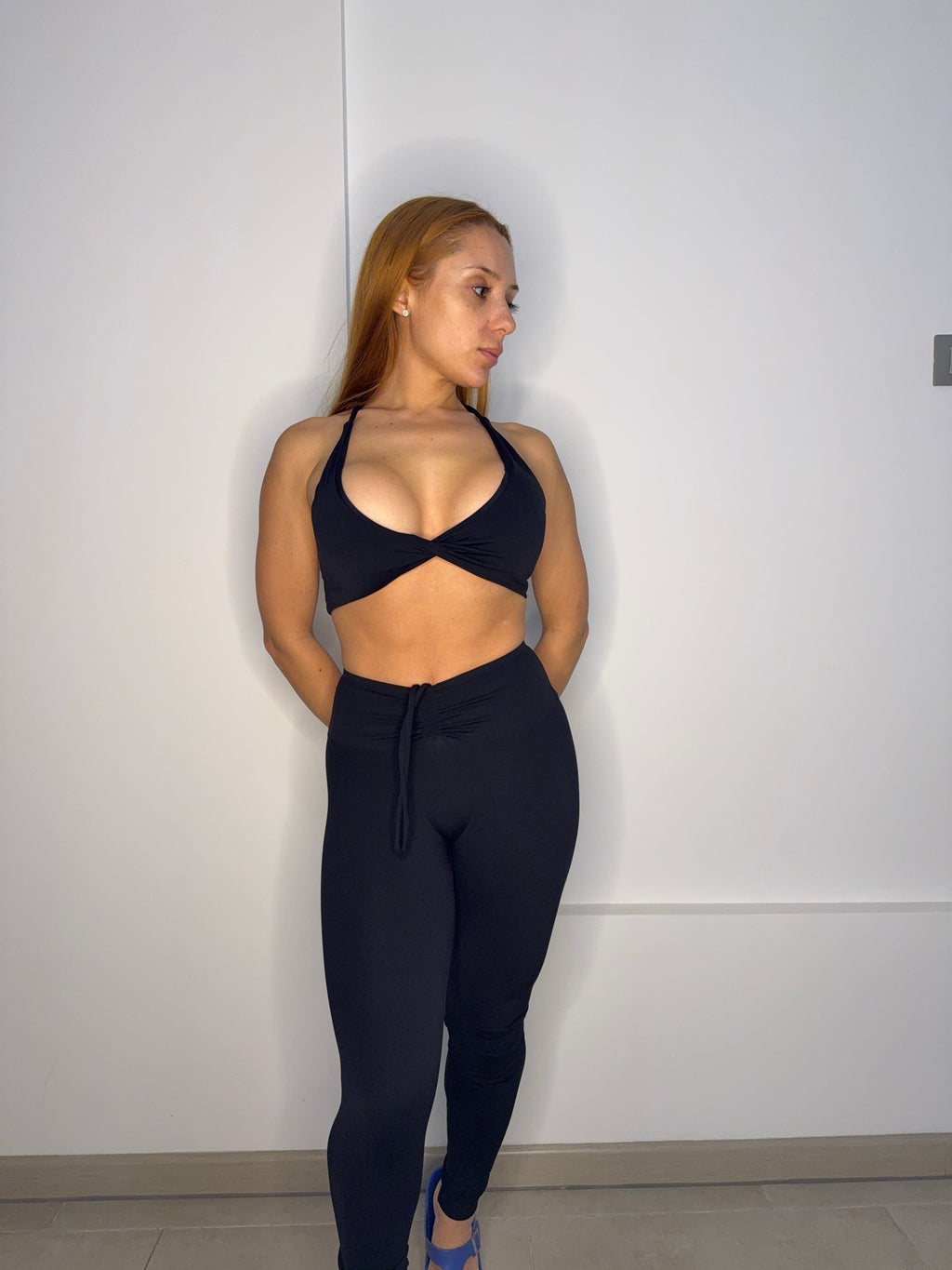 Calzas largas push up y cordón $22.990